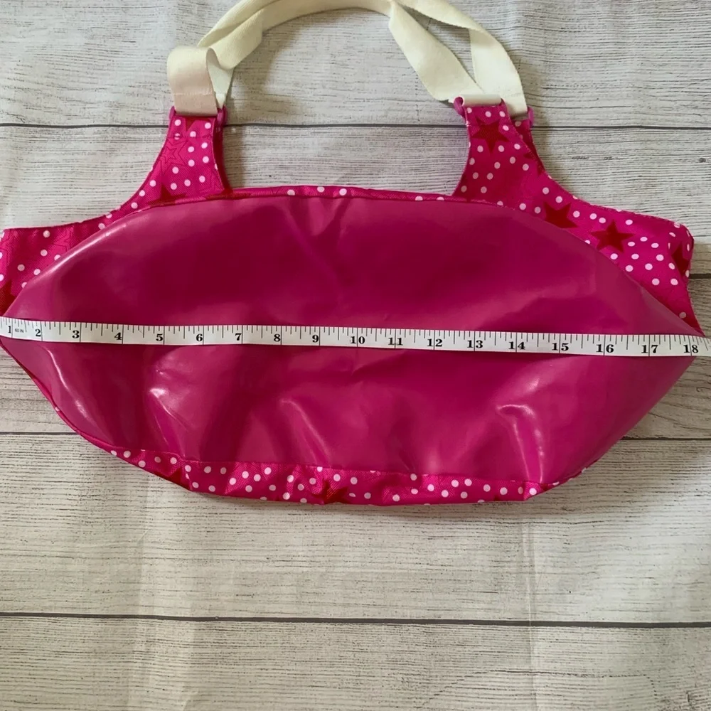American Girl Pink Star Two Doll Tote Bag Carrier
